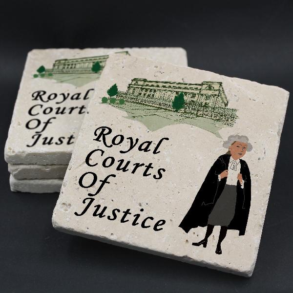 Belfast Law Courts - Lady Barrister Coaster | Healthcare Coasters | from Shona Donaldson