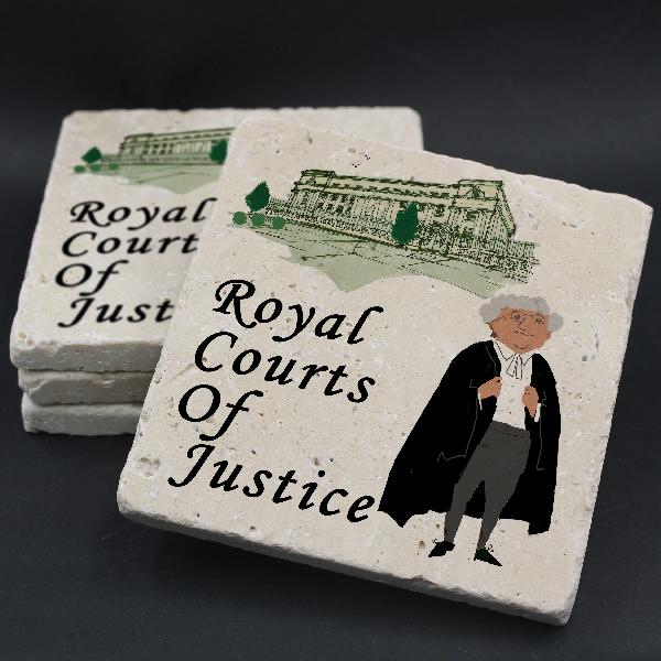 Belfast Law Courts - Male Barrister Coaster | Healthcare Coasters | from Shona Donaldson