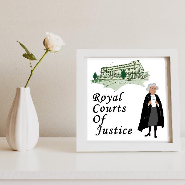 Belfast Law Courts - Lady Barrister Art Print | Healthcare Prints | from Shona Donaldson