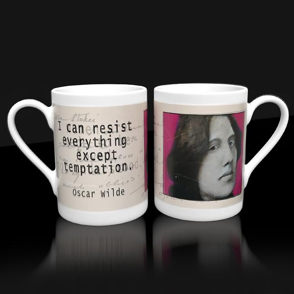 Oscar Wilde Mug (I can resist..) | Icon Mugs | from Shona Donaldson