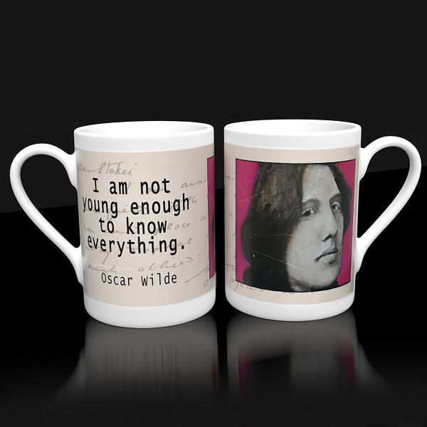 Oscar Wilde Mug (I am not young...) | Icon Mugs | from Shona Donaldson
