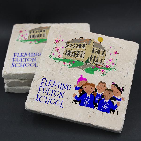 Fleming Fulton School Coaster | Benjii Coasters | from Shona Donaldson