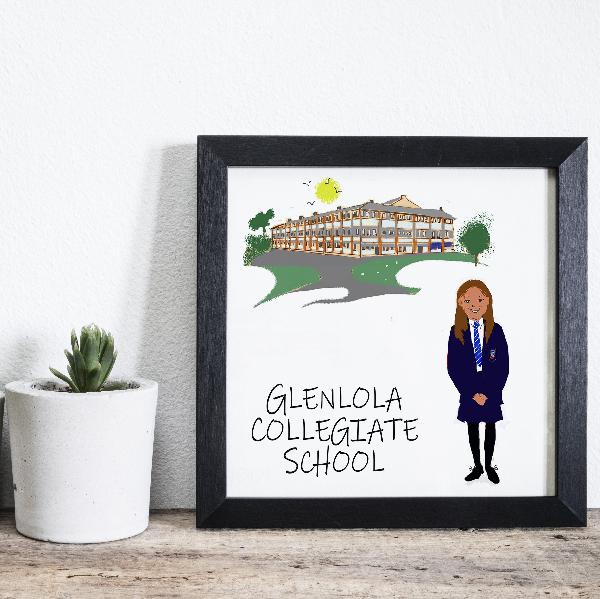 Glenlola Collegiate School Framed Print | Jewellery | from Shona Donaldson