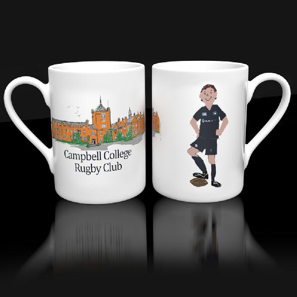 Alttag: Campbell College Rugby Club Mug from ShonaD | 