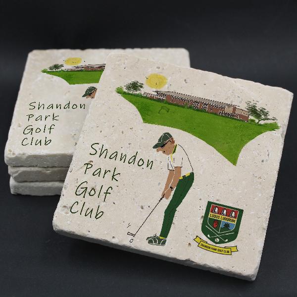 Shandon Park Golf Club Gentleman Golfer Coaster   | Other Professional Mugs | from Shona Donaldson