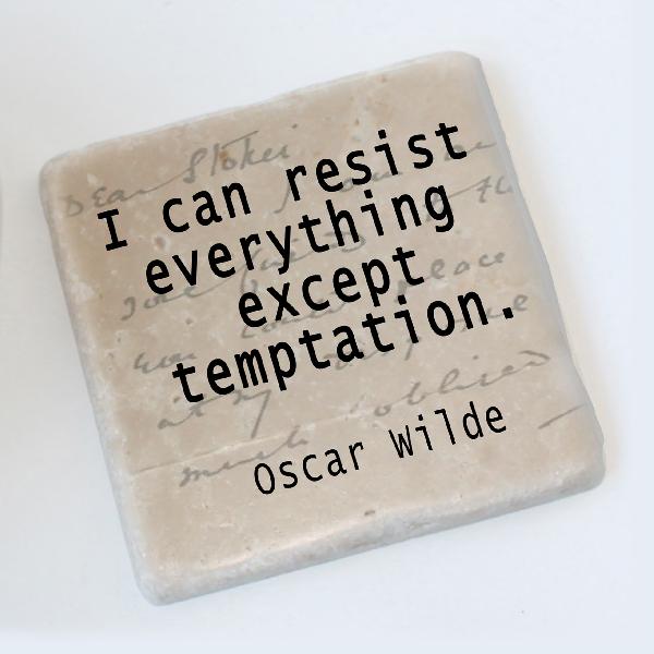 Oscar Wilde Quotation Coaster | Barbara Allen Coaster | from Shona Donaldson