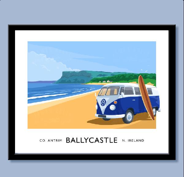 Ballycastle - Camper Van | School Art | from Shona Donaldson
