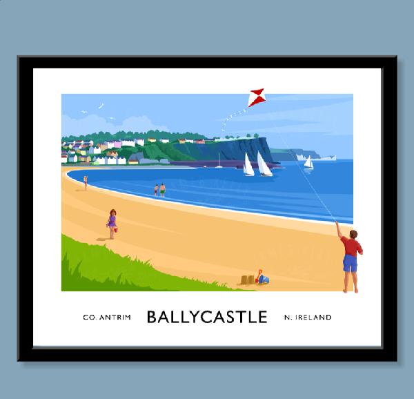 Ballycastle Beach | School Art | from Shona Donaldson