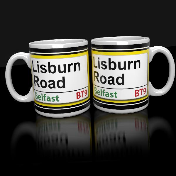 Lisburn Road Modern Belfast Mug | Irish Writer Mugs | from Shona Donaldson