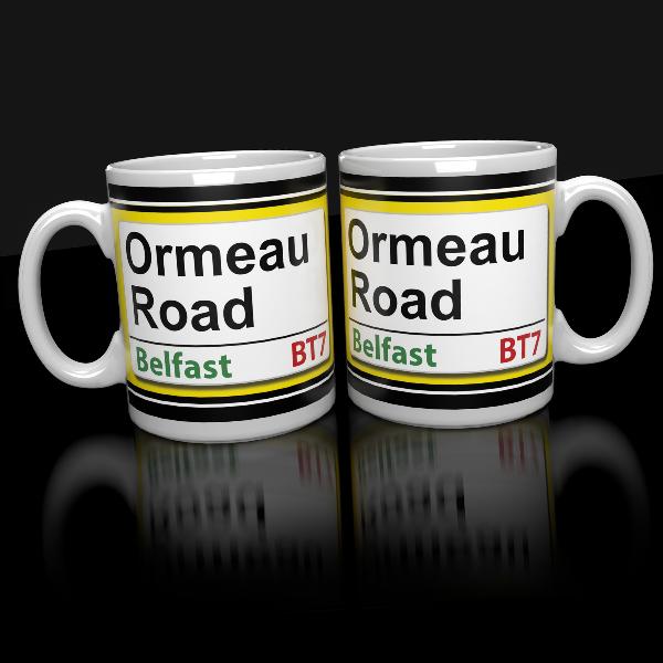 Ormeau Road Modern Belfast Mug | Irish Writer Mugs | from Shona Donaldson