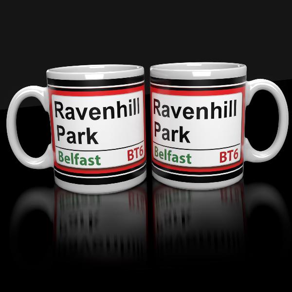 Ravenhill Park Modern Belfast Mug | Irish Writer Mugs | from Shona Donaldson