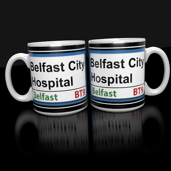 Belfast City Hospital Mug | Irish Writer Mugs | from Shona Donaldson