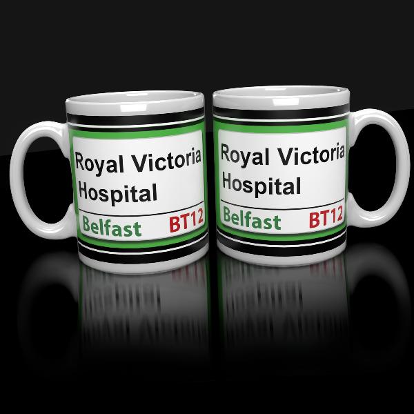 Royal Victoria Hospital Belfast Mug | Irish Writer Mugs | from Shona Donaldson