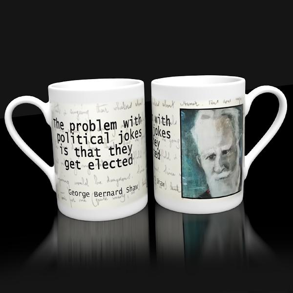 George Bernard Shaw Mug | Icon Mugs | from Shona Donaldson