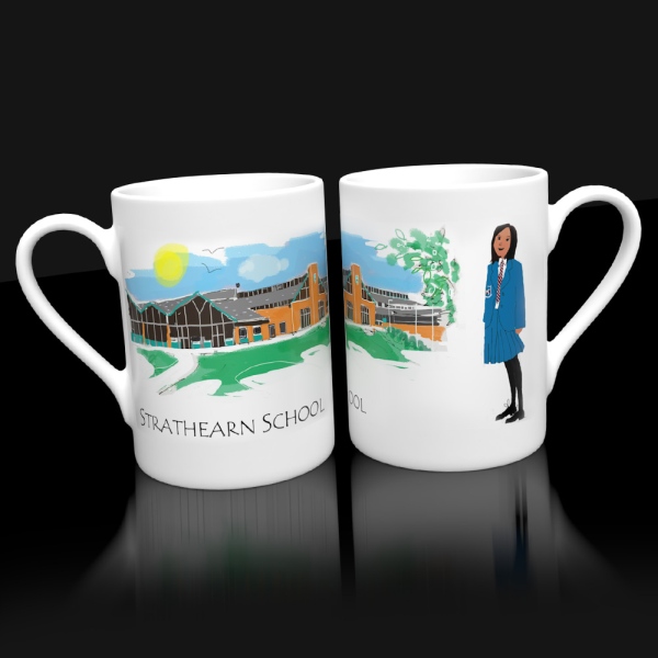 Strathearn School Mug | Down School Mugs | from Shona Donaldson