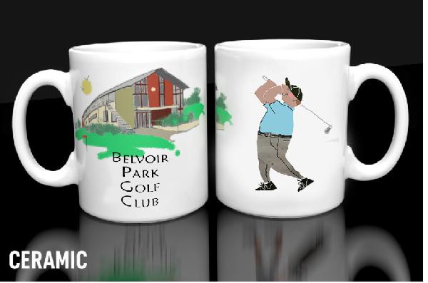 Belvoir Park Golf Club Mug (Man)   | Rugby Club Mugs | from Shona Donaldson