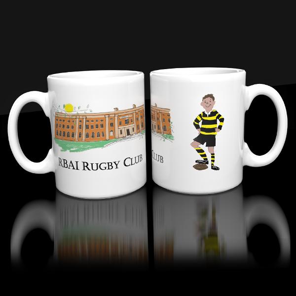 Inst Rugby Mug | Other Sports Club Mugs | from Shona Donaldson