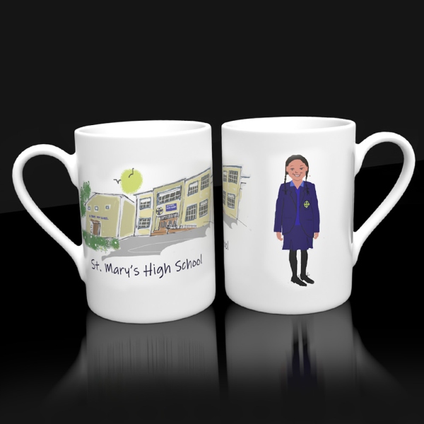 Down School Mugs