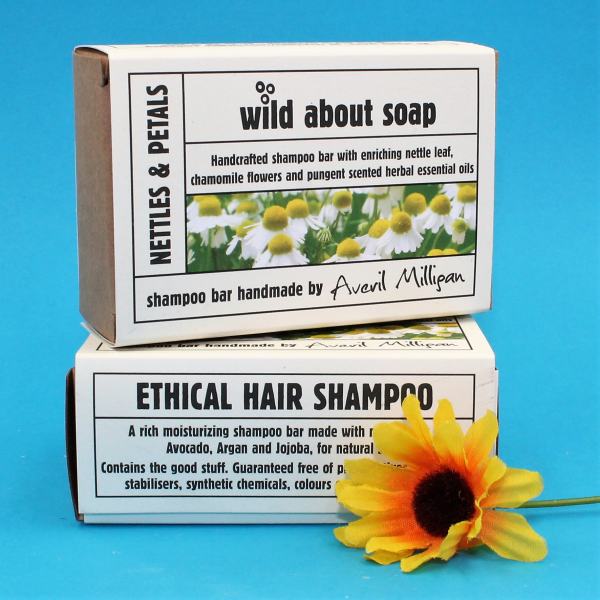 Nettles & Petals Ethical Hair Shampoo Bar | James Kelly Armagh | from Shona Donaldson