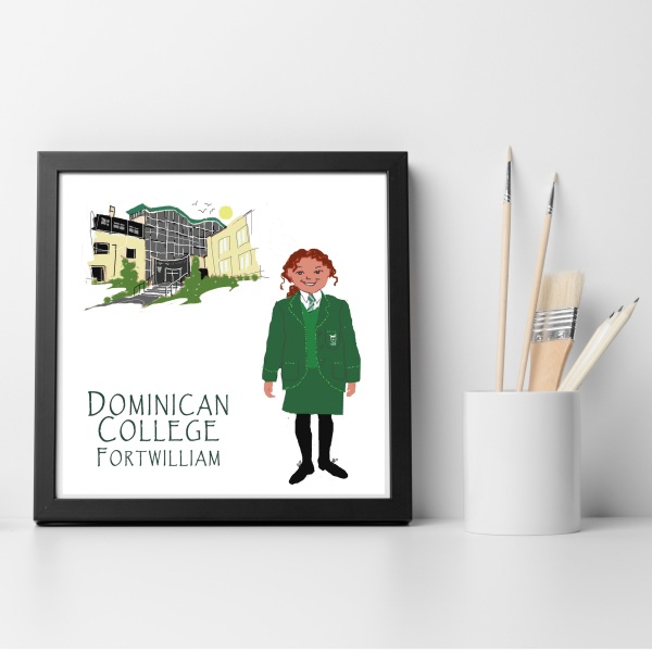 Dominican College Fortwilliam Framed Print | Jewellery | from Shona Donaldson