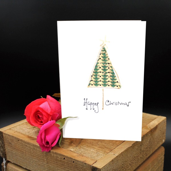 Triangle Christmas Tree Card | Sympathy Cards | from Shona Donaldson