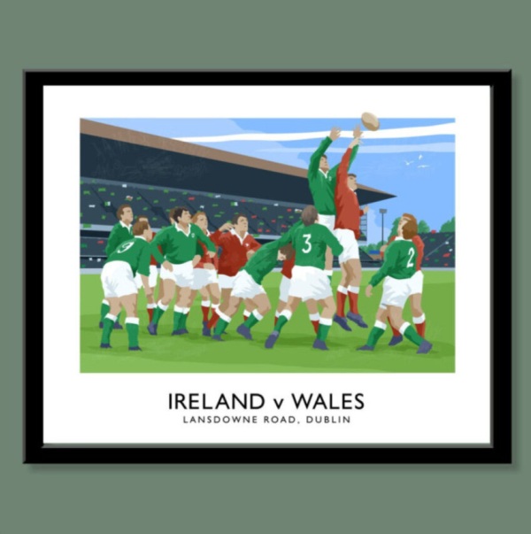 Rugby - Ireland v Wales | Barbara Allen Mugs | from Shona Donaldson
