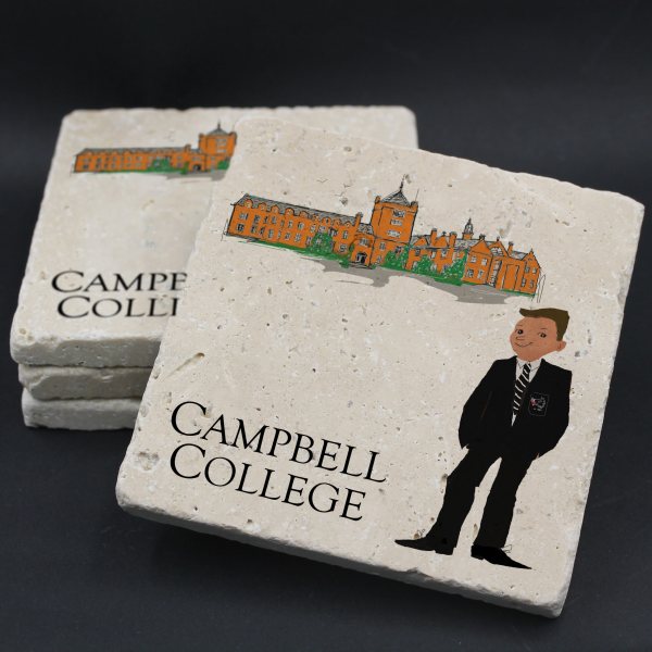 Campbell College Coaster | Benjii Coasters | from Shona Donaldson