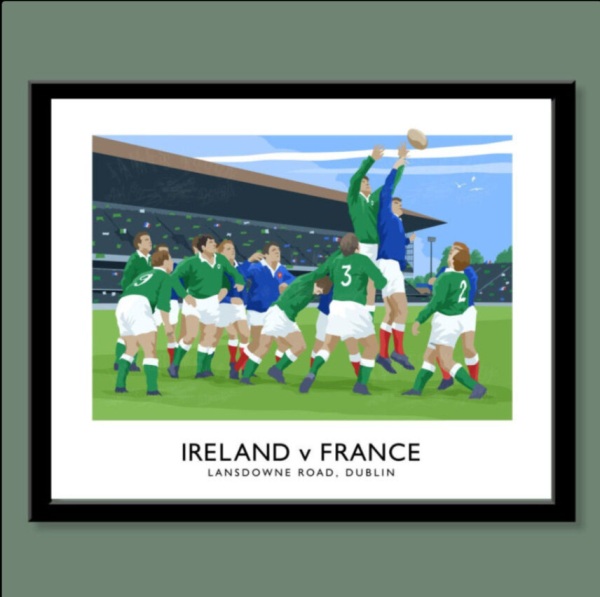 Rugby - Ireland v France | Barbara Allen Mugs | from Shona Donaldson
