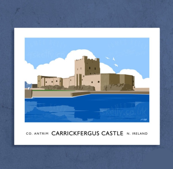 Carrickfergus Castle | School Art | from Shona Donaldson