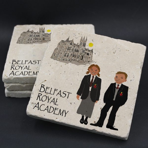 Belfast Royal Academy Coaster | Benjii Coasters | from Shona Donaldson