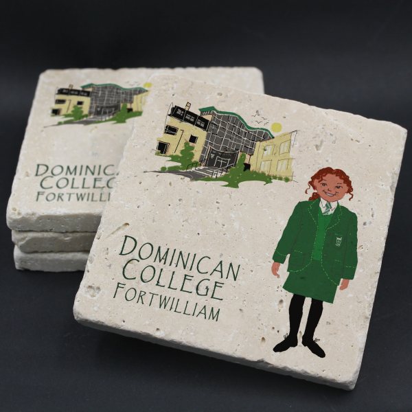 Dominican College Fortwilliam Coaster | Benjii Coasters | from Shona Donaldson