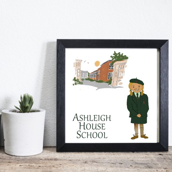 Ashleigh House School Framed Picture | Jewellery | from Shona Donaldson