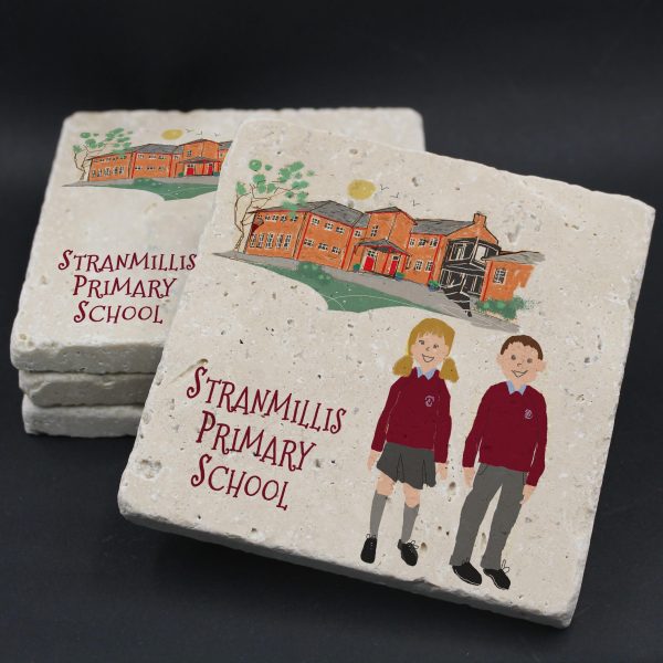 Stranmillis Primary School Coaster | Benjii Coasters | from Shona Donaldson