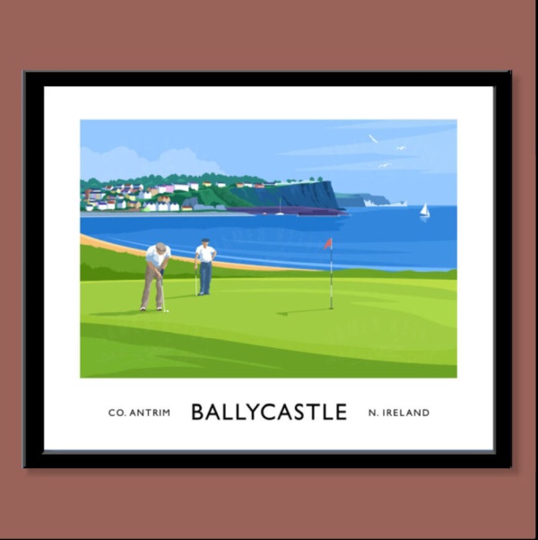Golf at Ballycastle | School Art | from Shona Donaldson