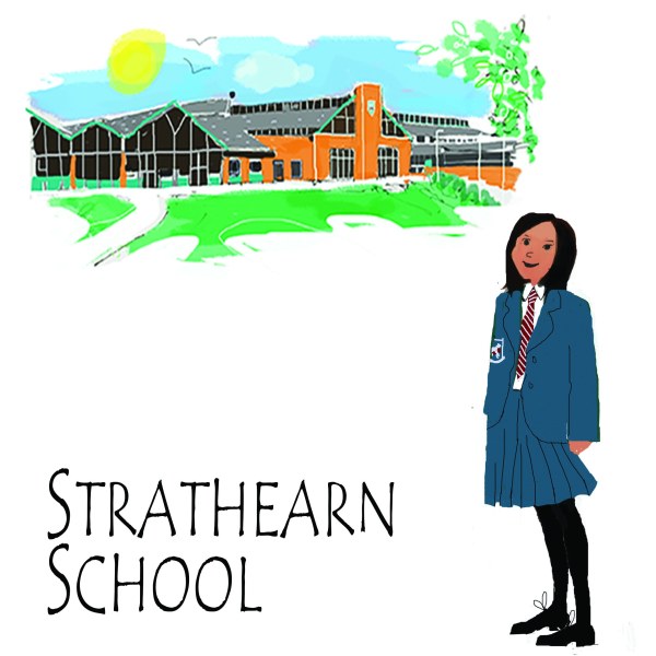 Alttag: Strathearn School Framed Print from ShonaD | 