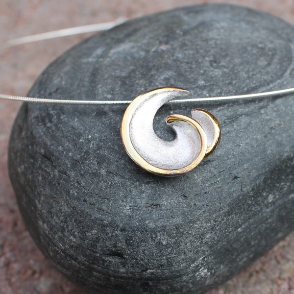 Wave Pendant | Long Necklace Collection | from Shona Donaldson