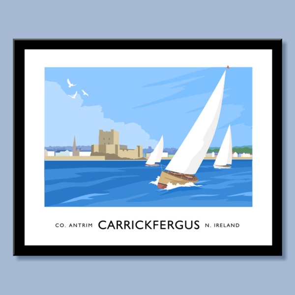 Carrickfergus - Sailing | School Art | from Shona Donaldson