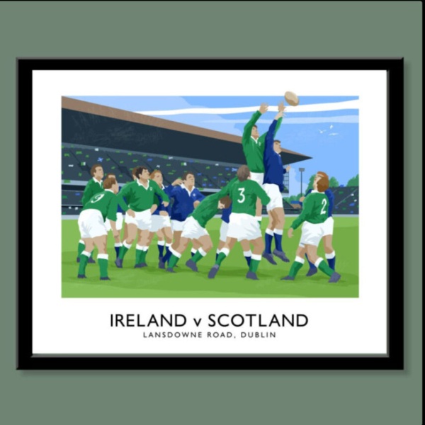 Rugby - Ireland V Scotland | Barbara Allen Mugs | from Shona Donaldson