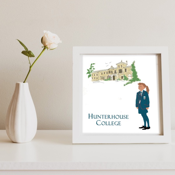Hunterhouse College Framed Print | Jewellery | from Shona Donaldson