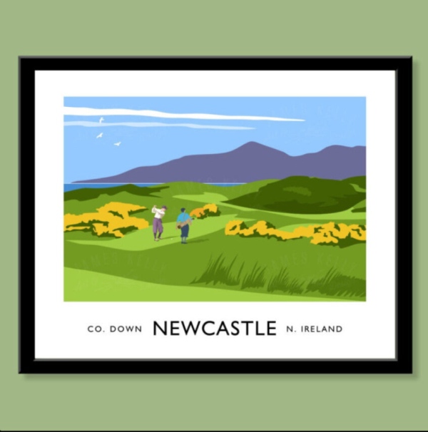 Golf at Newcastle | Barbara Allen Mugs | from Shona Donaldson