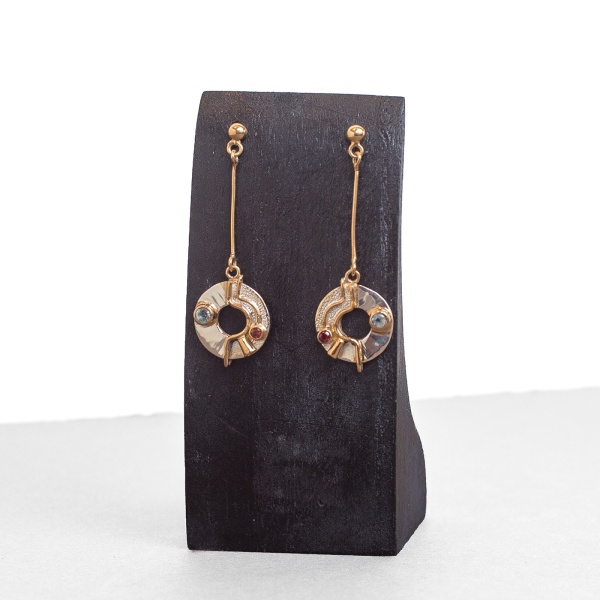 Alttag: Circle of Light Drop Earrings from ShonaD | 