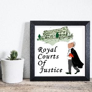 Belfast Law Courts - Junior Barrister Art Print