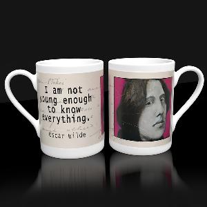 Oscar Wilde Mug (I am not young...)