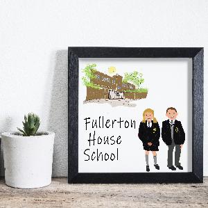Fullerton House Framed Print