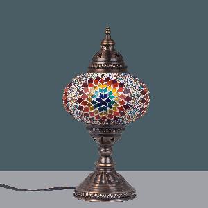 Mosaic Desk Lamp Multicolour Star