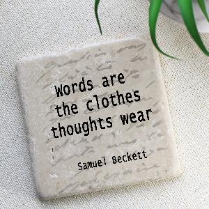 Samuel Beckett Quotation Coaster