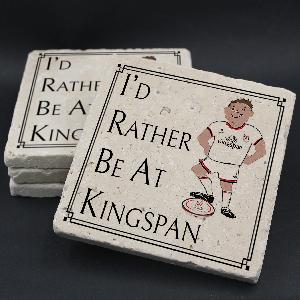 Kingspan Coaster with Ulster Rugby Player