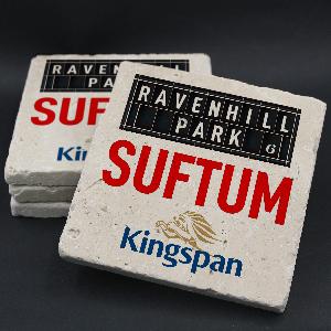Ravenhill, Kingspan and SUFTUM  Coaster