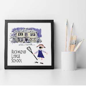 Richmond Lodge Framed Print