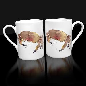 Crab Mug by local Artist Barbara Allen